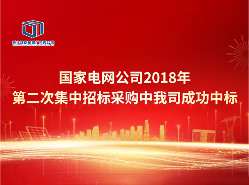 公司于2018年國(guó)家電網(wǎng)公司集中招標(biāo)采購(gòu)中我司成功中標(biāo)